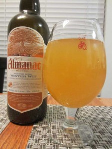 Almanac Beer Co Winter Wit 2012