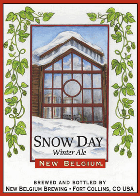 New Belgium - Snow Day Label