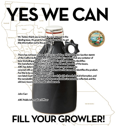 growler Yes We Can