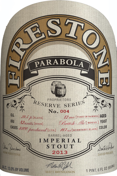 Firestone Walker Parabola 2013