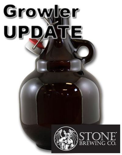 Growler Update Stone Brewing