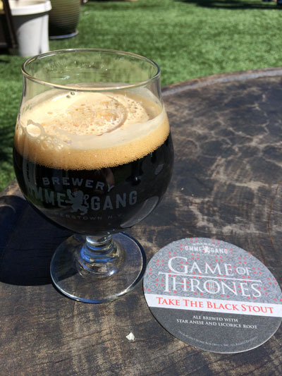 Ommegang Game of Thrones Take the Black Stout Pour