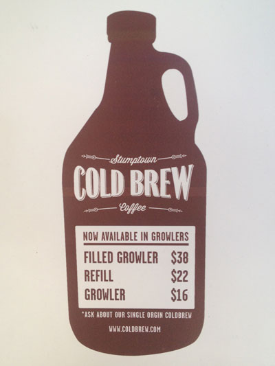 Stumptown Growler Info