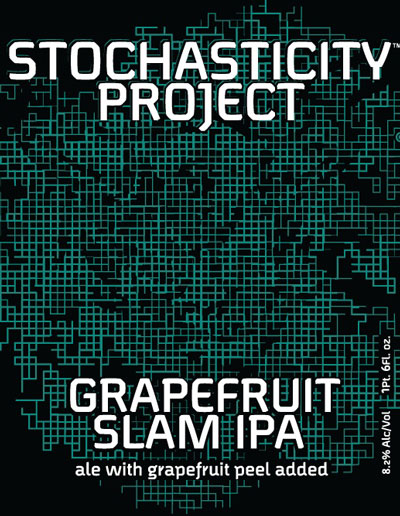 Stochasticity Project Grapefruit Slam IPA label