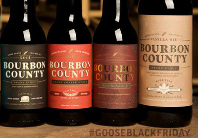 Goose Island Bourbon County Brand Stout 2014 lineup