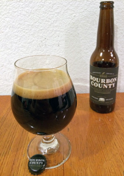 Goose Island Bourbon County Brand Stout 2014 pour